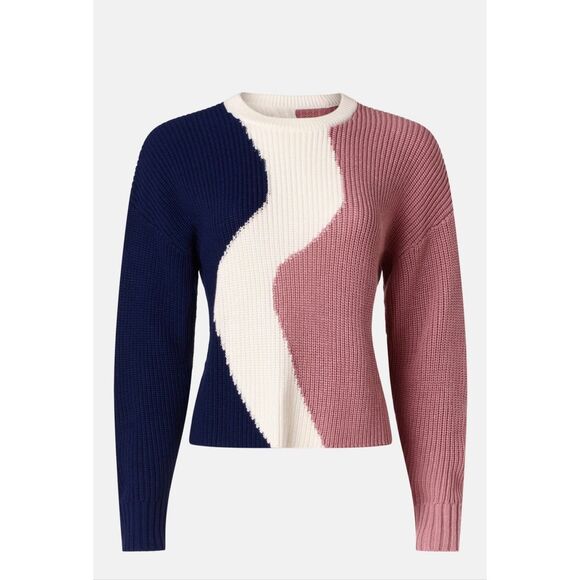 Peter Som x RTR Pink and Blue Colorblock Sweater💙 - Picture 2 of 9